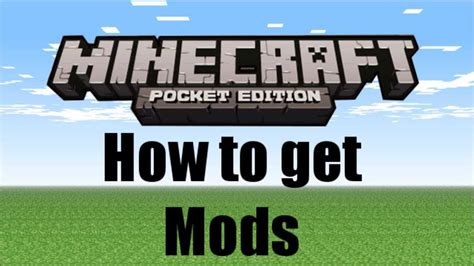 minecraft pocket edition mods